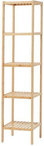 Corner Beige Bookcase 33x33x147cm