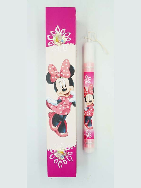 Easter Candle Disney Princess Round with Box Minnie