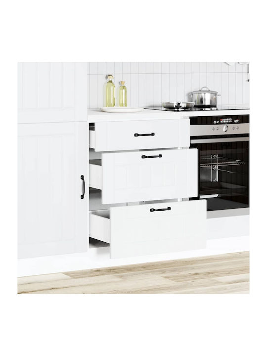 Lucca Kitchen Floor Drawer Unit White 60x46x81.5pcs