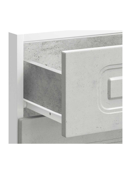 Kalmar Bodenstehende Küchenschublade Gray 60x46x81.5Stück