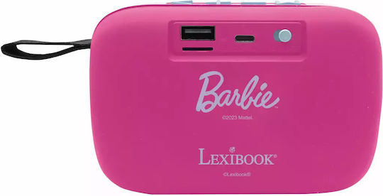 Lexibook Bluetooth Speaker with Radio and Battery Life up to 4 hours Barbie BT018BB