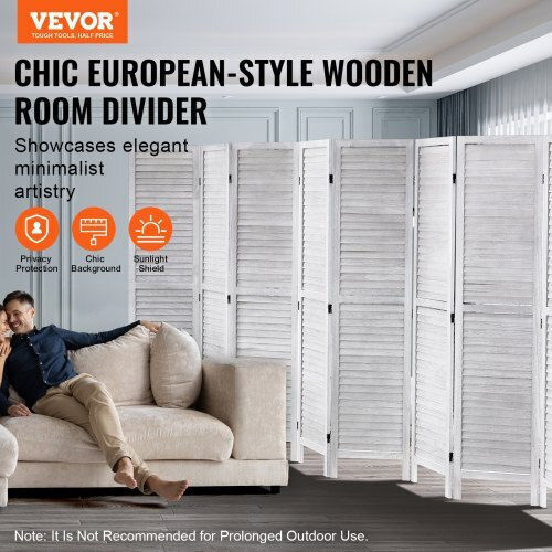 Vevor Διακοσμητικό Παραβάν Ξύλινο 325x170cm