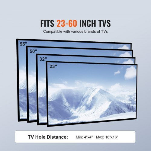 Vevor LDDSZJKYDLY60F75FV0 Wall TV Mount up to 60"