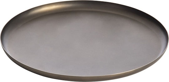 Stainless Steel Round Serving Tray in Silver Color 25x25cm XLBA16301-09R 1pcs