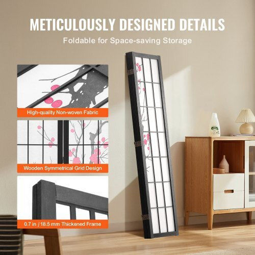 Vevor Διακοσμητικό Παραβάν Ξύλινο 162x170cm