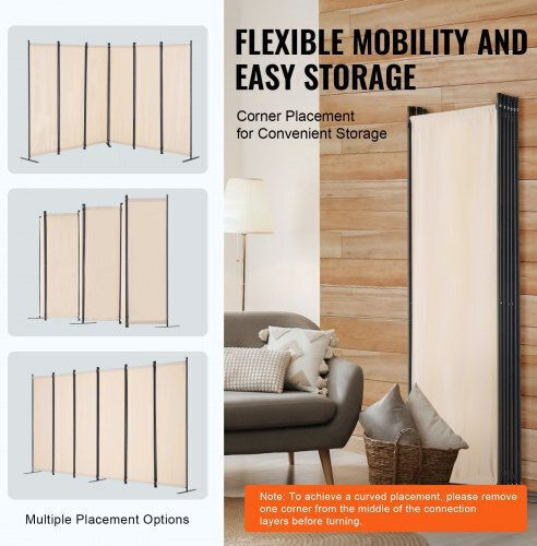 Vevor Decorative Room Divider Fabric 311x180.5cm