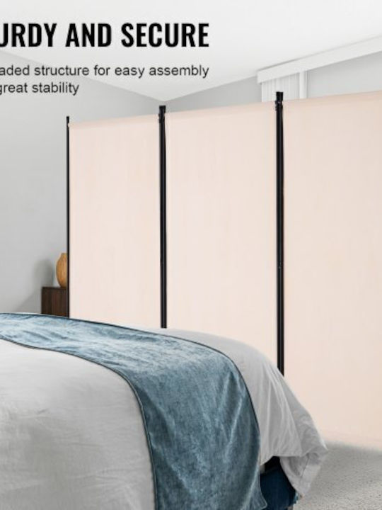 Vevor Διακοσμητικό Παραβάν Υφασμάτινο 260x184cm