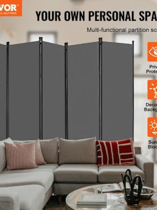 Vevor Decorativ Paravan Tesatura 311x180.5cm