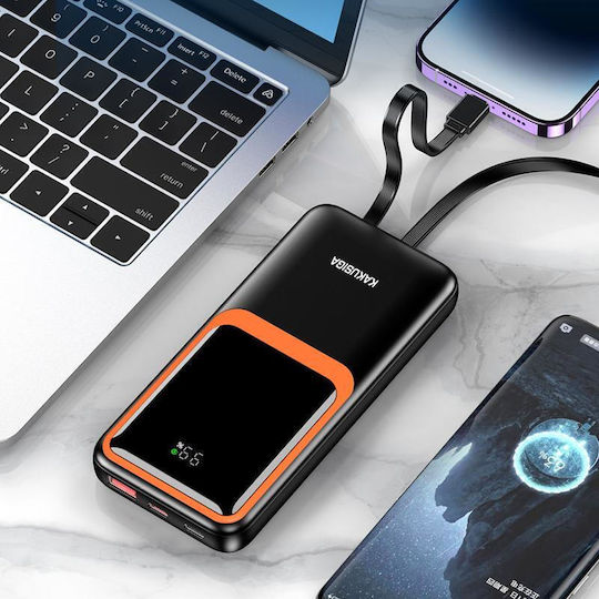 KAL Electronics KSC-1087 Power Bank 10000mAh Μαύρο