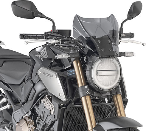Kappa Moto Motorcycle Radiator Protector Honda CB650R '19-'23 Black
