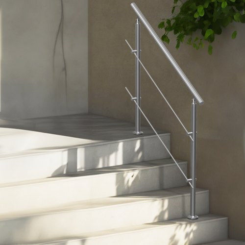 Vevor Handrails 47.2" Outdoor Steps 2 Crosses Porch Deck Bxgslzfs120cw8ddjv0