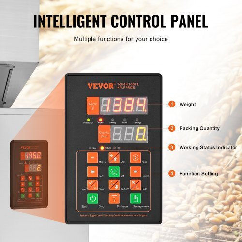 Vevor Automatic Particle Filling Machine 20-3000g Stainless Steel Weighing Machine Seeds & Grains Ldsklfzjbzd263v7vv2