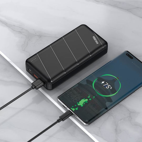 KAL Electronics KSC-1086 Power Bank 20000mAh Μαύρο