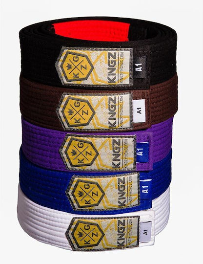 Centura Albă de Competiție Deluxe Jiu Jitsu Kingz