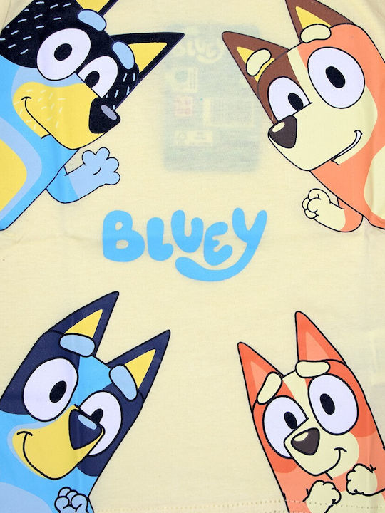 Παιδική Μπλούζα Μακρυμάνικη Κίτρινη Bluey