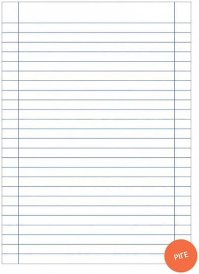 Salko Paper Τετράδιο Ριγέ Β5 50 Φύλλων D-color 2730 Ροζ