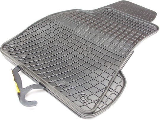 Frogum Set of Front and Rear Mats 4pcs for Seat Exeo Audi A4 2001-2008 Black