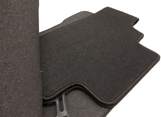 Petex Satz Vorder- und Hintermatten 3Stück aus Teppichboden für Hyundai Tucson 2002-2010 Schwarz