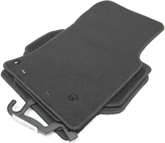 Petex Satz Vorder- und Hintermatten 4Stück aus Teppichboden für Jaguar XE 2015+ Schwarz