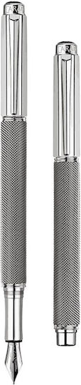 Caran D'ache Πένα Γραφής Fine 0.6mm Ασημί