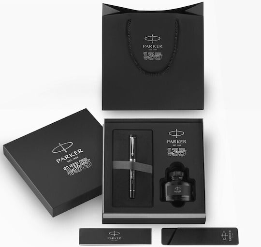 Parker Duofold Module Stilou Medium Cu Cerneală Neagră