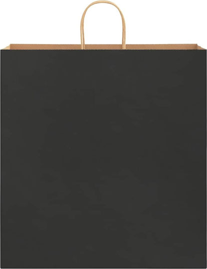 vidaXL Paper Bag for Gift Black 45x48x17cm. 250pcs