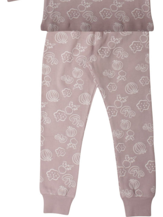 Biorganic Kids' Pajamas Winter Cotton Lilac