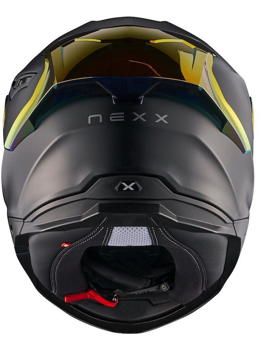 Nexx Y.100R Subsonic Black / Red Κράνος Μηχανής Full Face DOT / ECE 22.06 1575gr με Pinlock και Sunvisor
