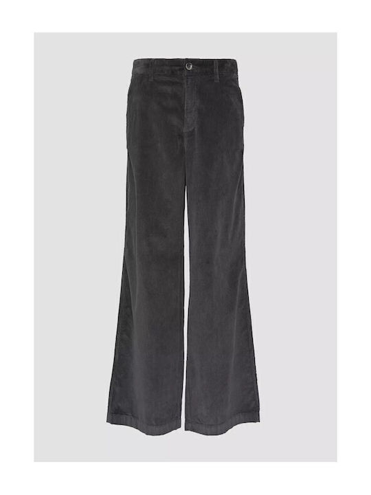 Women's Fabric Trousers Gray