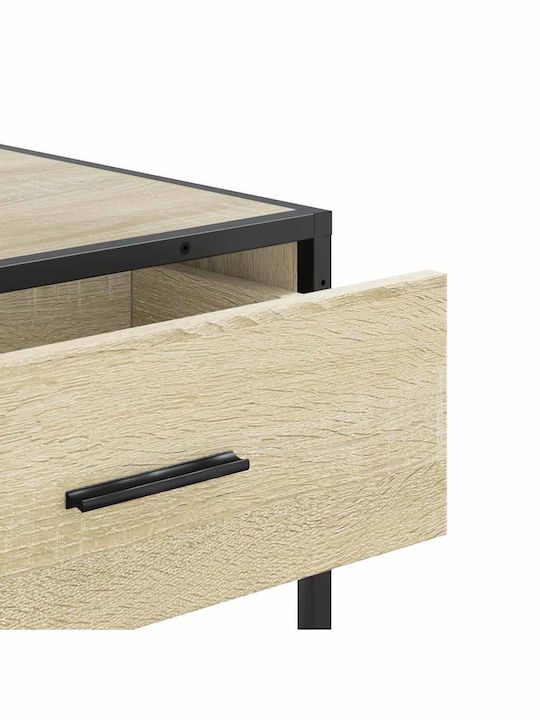 Console Table Wood & Metal Coffee L90xW35xH80cm