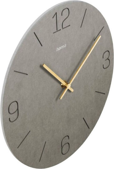 HAMA Wanduhren Grau Ø30cm