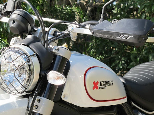 Barkbusters Installation Kit for Motorcycle Protective Hand Guards in White Colour