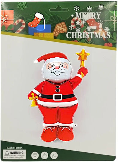 Luftballon Folie Jumbo "der Weihnachtsmann" 113cm