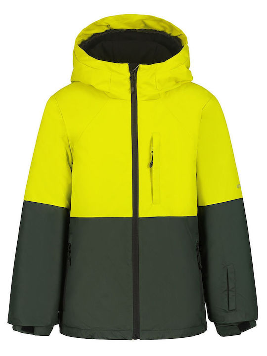 Kinder Freizeitjacke mit Kapuze Yellow Green