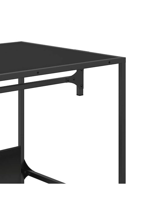 vidaXL Floor Garment Rack made of Wood Black 90x50x180cm