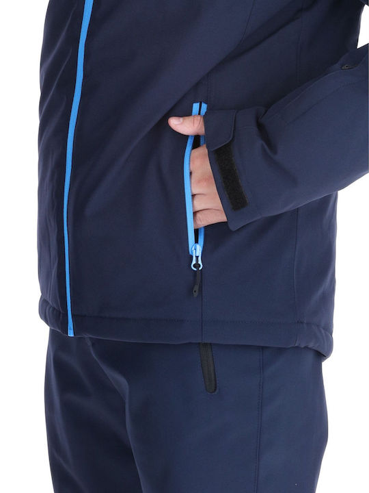 Icepeak 56130839-390 Ανδρικό Μπουφάν για Σκι & Snowboard Navy Μπλε