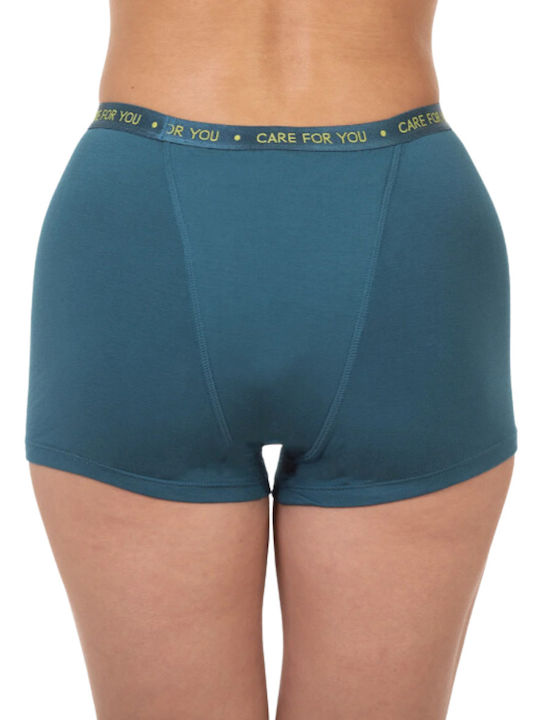 Femi.eko Luna Menstrual Shorts Blue