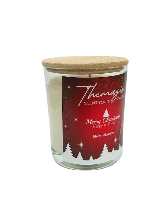 Themagio Lumânare Aromatică Din Soia În Borcan Cu Miros De Melomakarono 200gr