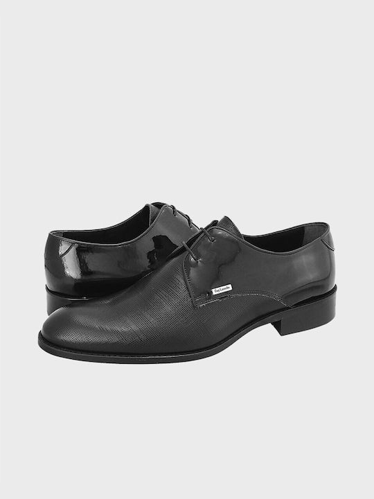 Guy Laroche Men's Leather Dress Shoes Black