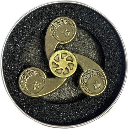 Fidget Spinner 3 Blätter Stern Gold