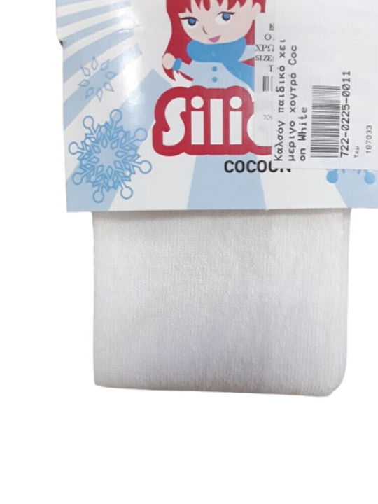 Παιδικό Καλσόν Χειμερινό Χοντρό Cocoon White 72202250011