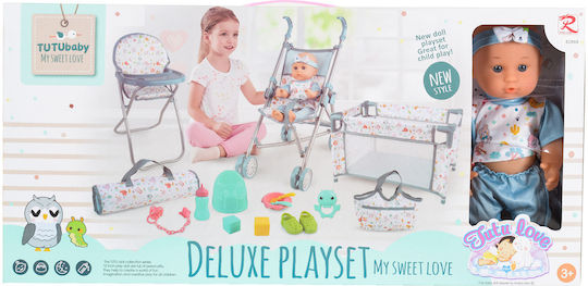 Cangaroo Baby Doll Set For 3+ Years 36 Cm