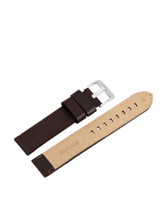 New Era Leather Strap Brown 18mm