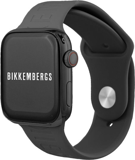 Bikkembergs BK06 Small Aluminium Smartwatch with Heart Rate Monitor Black Small