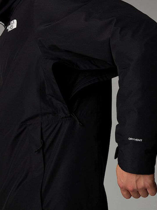 Table Down Triclimate Jacket Waterproof and Windproof Black