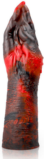 Epic Glass Dildo With Suction Cup Black 16cm