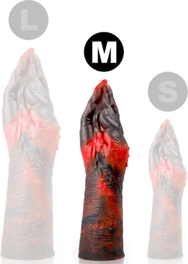 Epic Dildo με Βεντούζα Μαύρο 21cm