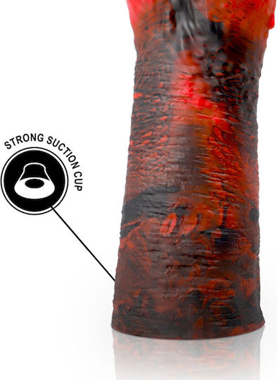 Epic Dildo με Βεντούζα Μαύρο 21cm