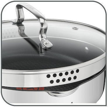 Tefal Duetto+ Pots Set from Stainless Steel Silver 5 Pieces