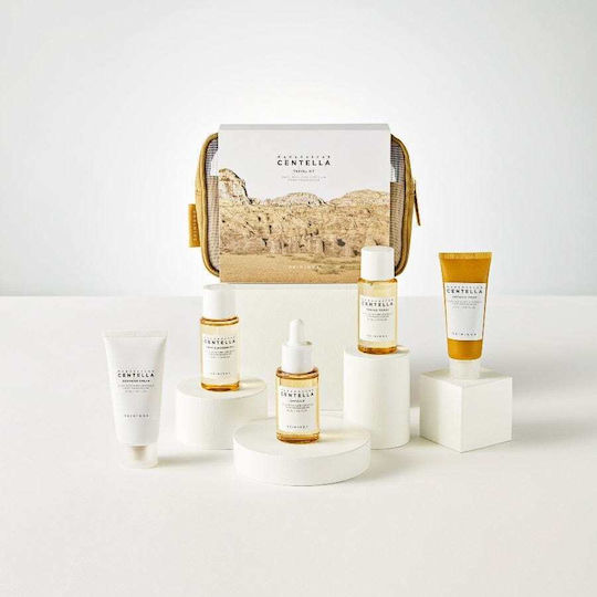 Skin1004 Madagascar Centella Travel Kit Skin Care Set for Moisturizing, against Acne & Brightening 6pcs